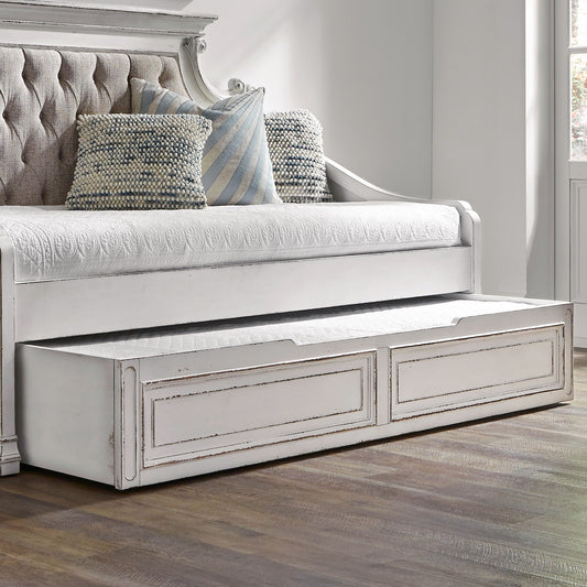 Magnolia Manor - Twin Trundle Unit - Antique White