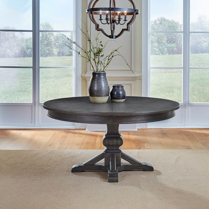 Paradise Valley - Pedestal Table - Dark Brown