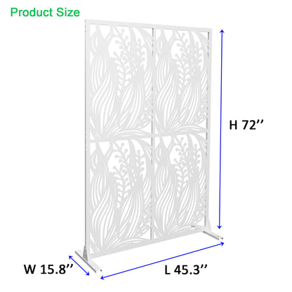 Free Standing Decorative Privacy Screen, Outdoor And Indoor Divider