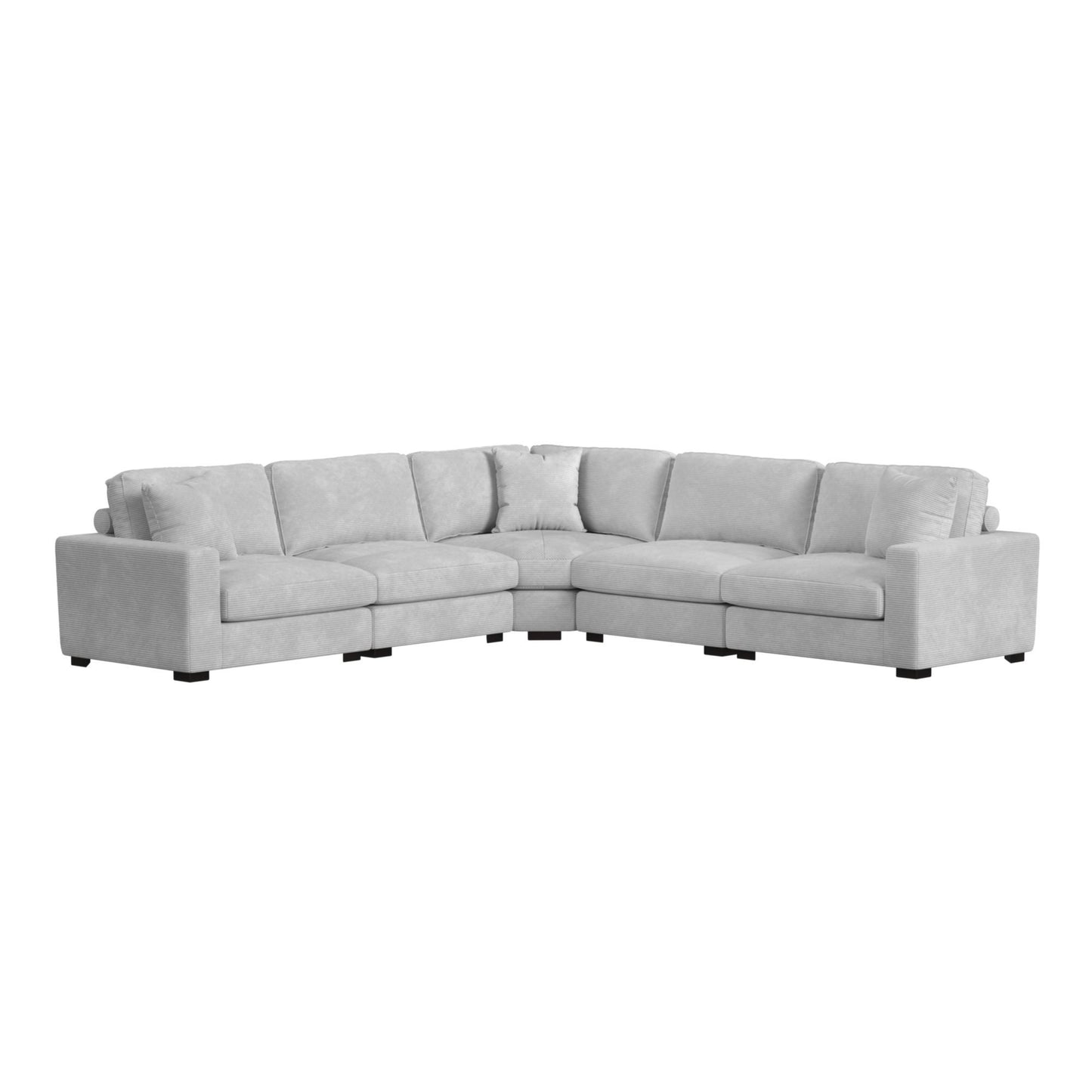 Arizona - Modular Armless Chair - Steno Stone