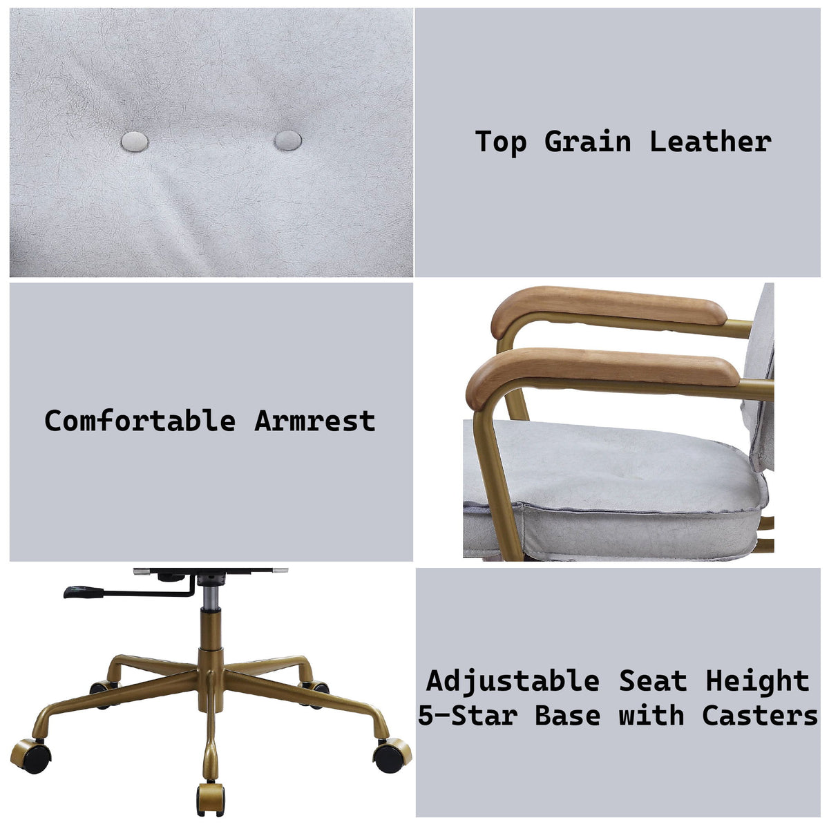 Siecross - Top Grain Office Chair