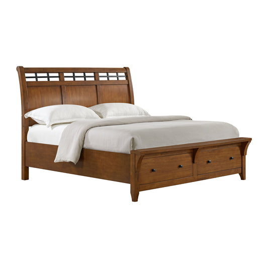 Gage - King Sleigh Headboard - Chestnut