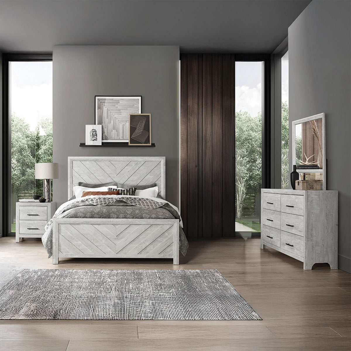Denver - 2 Drawer Nightstand