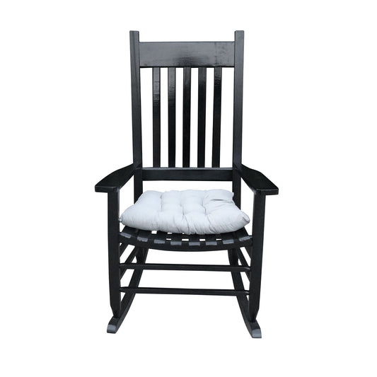 Classic Wooden Porch Rocker Chair Populus Wood Comfortable Design