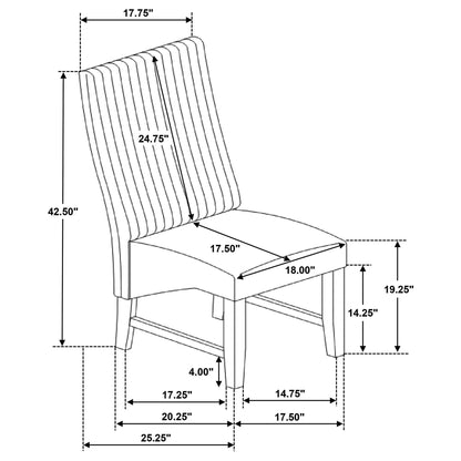 Dempsey - Upholstered Dining Side Chair (Set of 2)