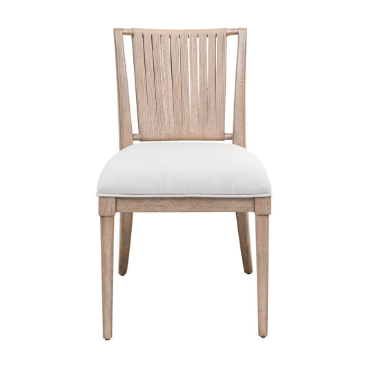 Sheridan Pointe - Corded Back Side Chair (RTA) - Vintage Natural