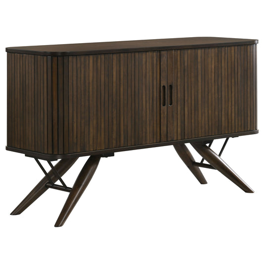 Wes - 2 Door Sideboard Buffet Storage Cabinet - Walnut