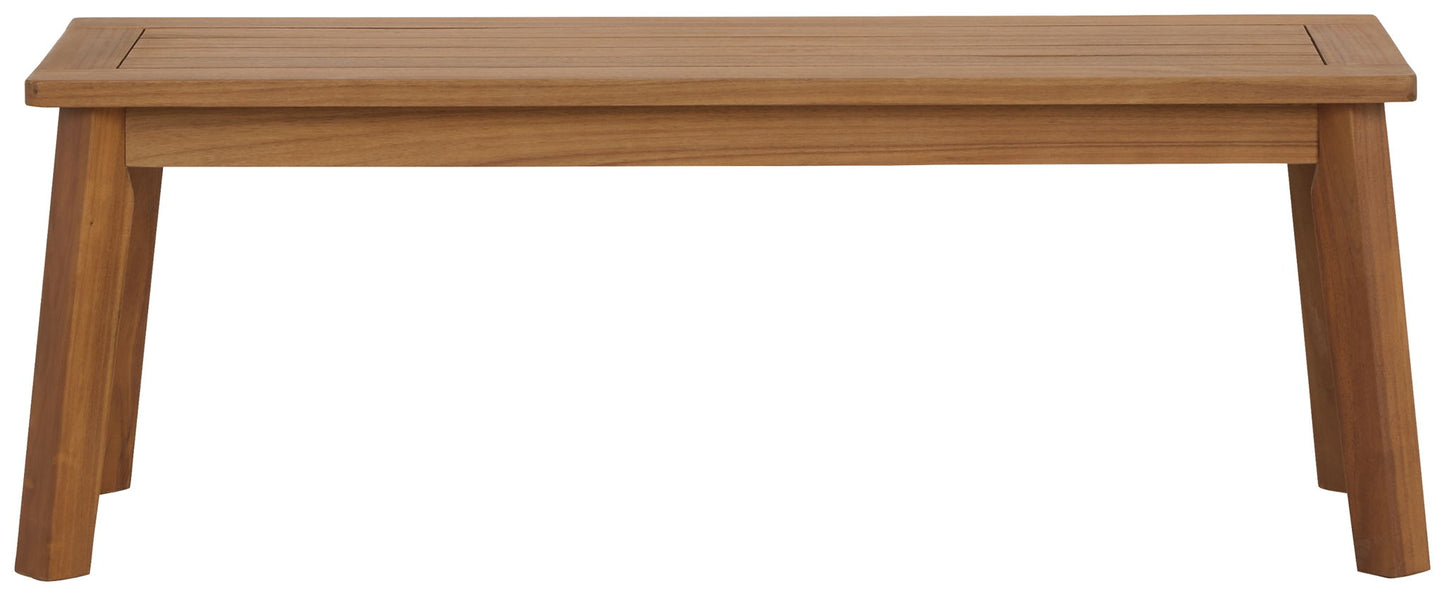 Janiyah - Bench - Light Brown