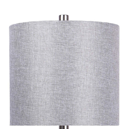 Gemma - Contemporary Table Lamp (Set of 2) - Brushed Nickel