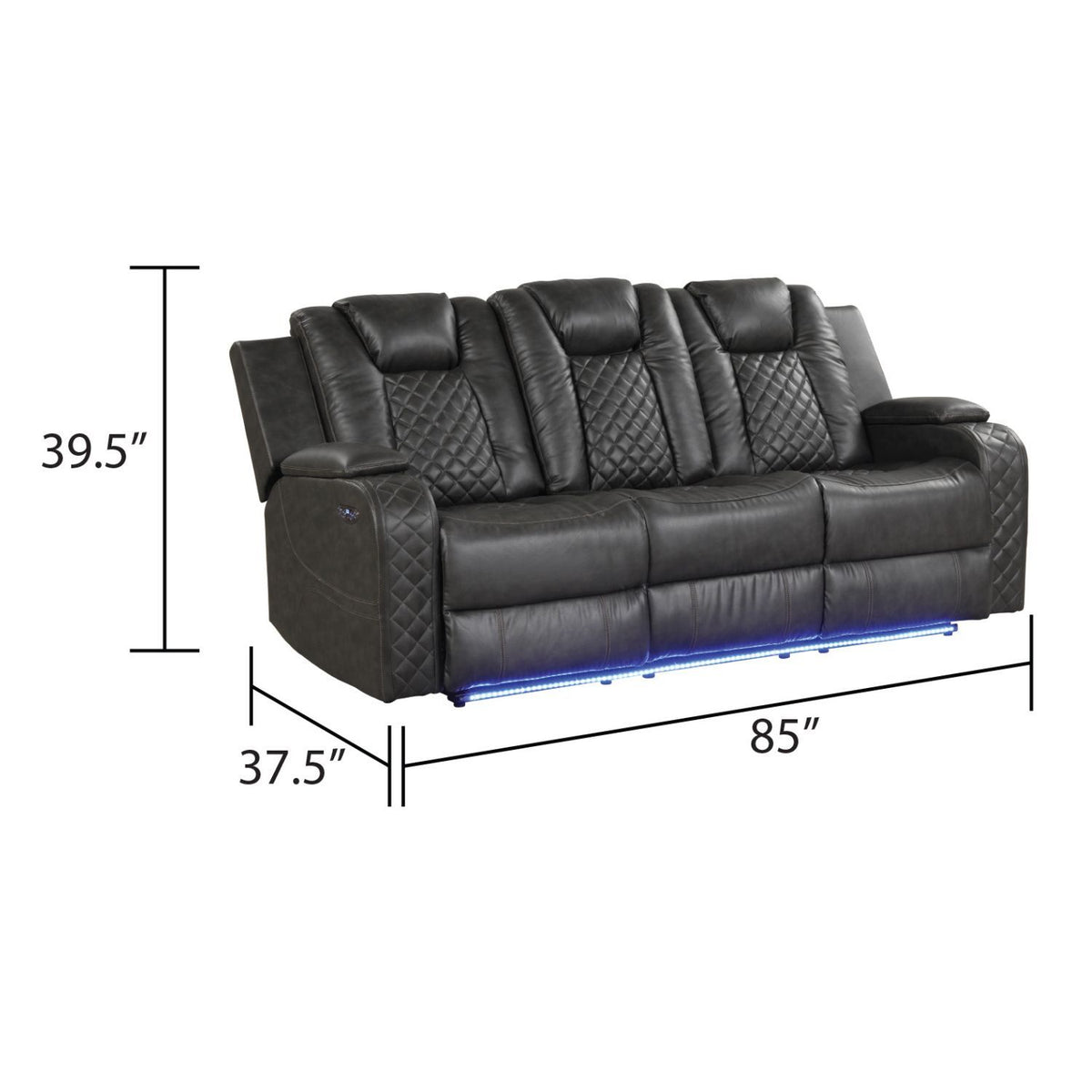 Benz - LED & Power Reclining Sofa