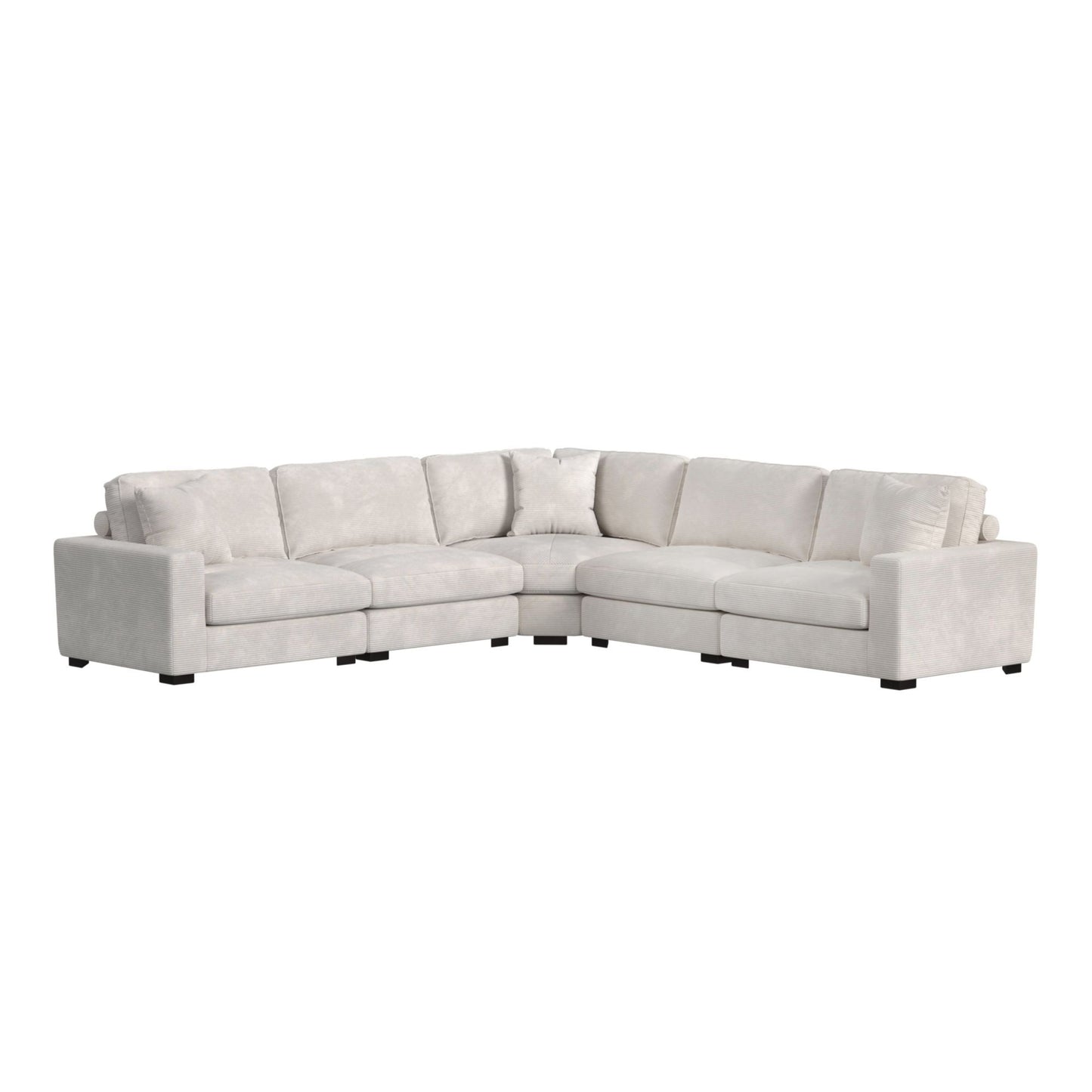 Arizona - Modular Wedge With 1 Pillow 20" - Steno Beige