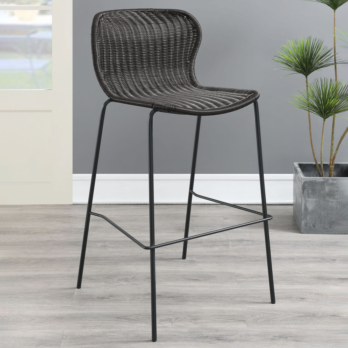 Mckinley - Bar Stool (Set of 2) - Brown