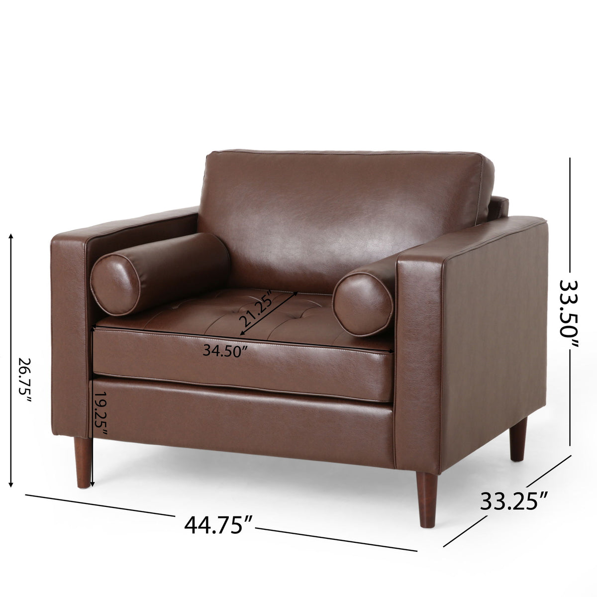 Sophisticated Club Chair With Relaxing Comfor