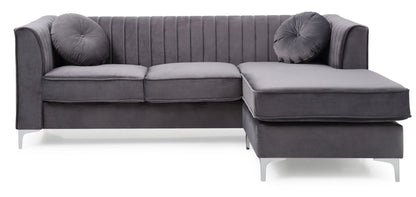 Delray - Micro Suede Sofa Chaise