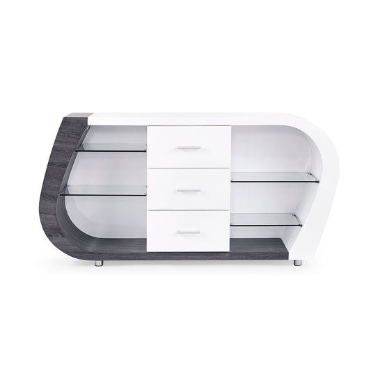 Anne - Buffet - White / Gray