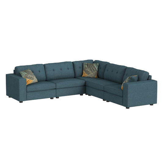 Options One - LHF Chair With 1 Pillow - Teal