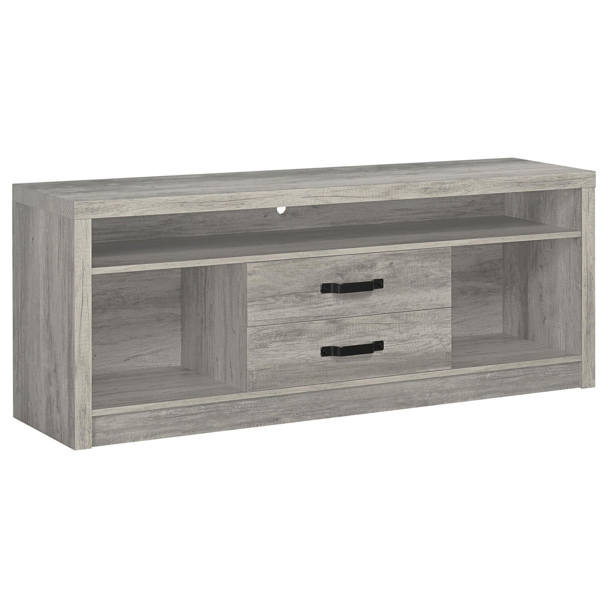 Conifer - 3 Piece TV Entertainment Center With Storage - Gray