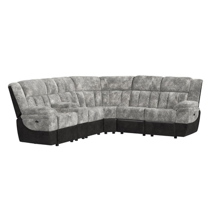 Santorini - RHF Power Motion Recliner - Dillon / Shire Steel