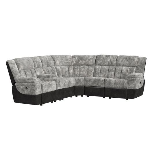 Santorini - LHF Power Motion Recliner - Dillon / Shire Steel