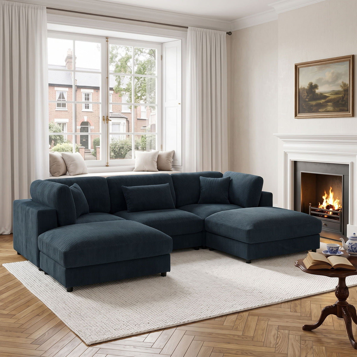 Modular Sectional & Custom Configuration, Toss Pillows
