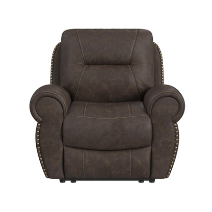 Topeka - Recliner - Rocky Brown