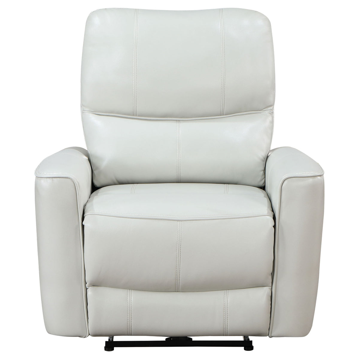 Dove Upholstered Power Recliner Chair With Smooth Power Recline And USB Charging - Gray