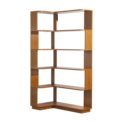 L-Shaped Corner Bookshelf