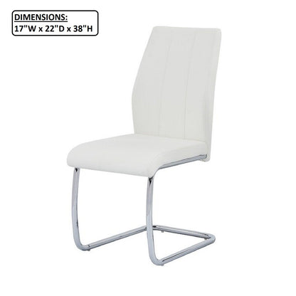 Dining Chair, Soft Upholstered (Set of 2) - White