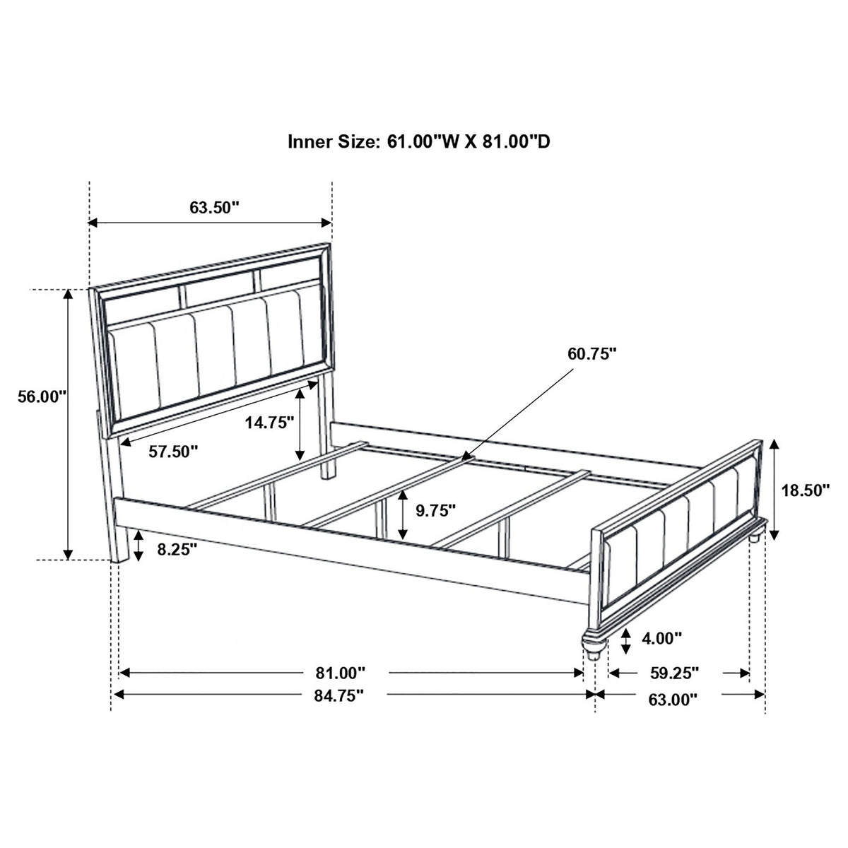 Talia - Panel Bed