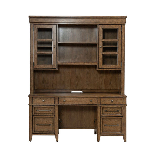 Carolina Park - Credenza & Hutch - Brown