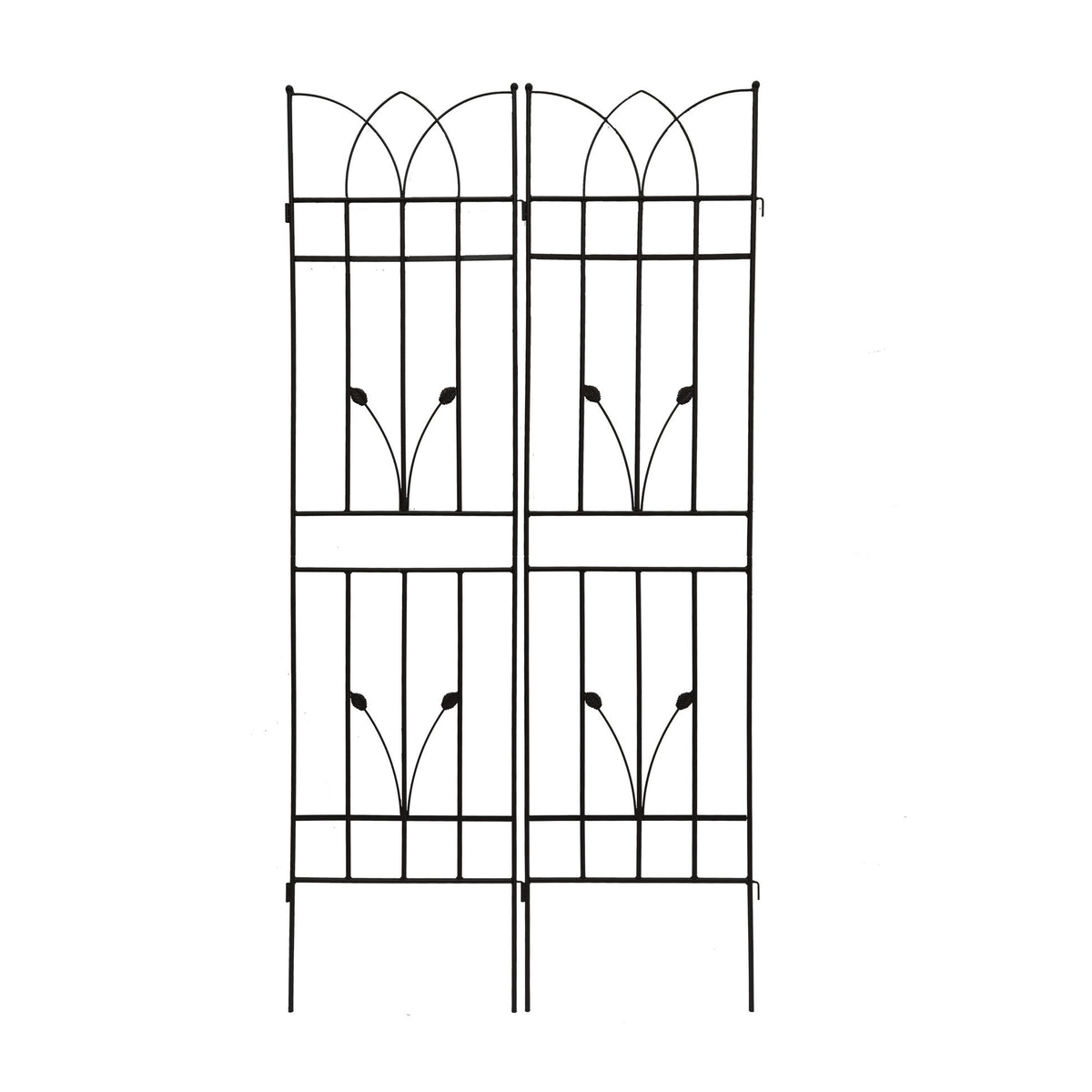 Metal Garden Trellis Rustproof For Climbing Plants Outdoor Flower Support