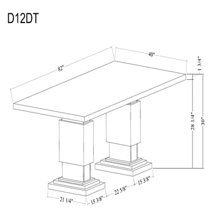 Stacey - Dining Table & Pedestal Base