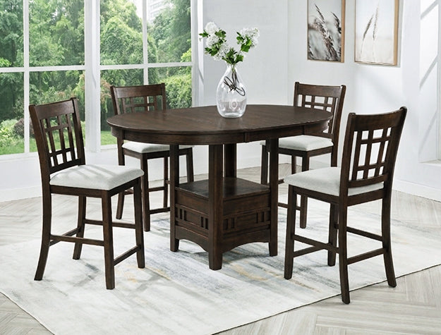 Hartwell Cntr Height Dining Brown