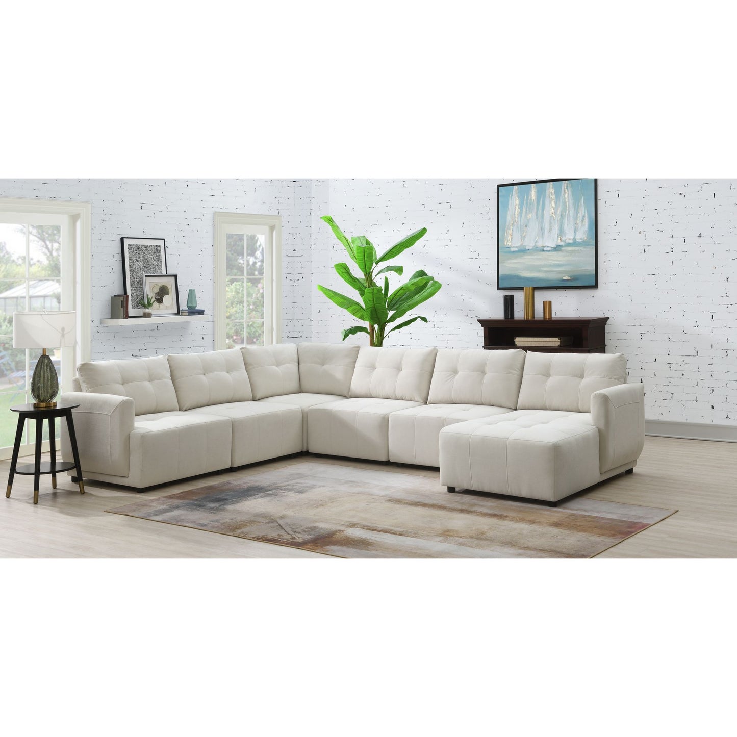 Armani - Modular LSF Chair, No Pillow (Ista3 Packaging) - Columbia Natural
