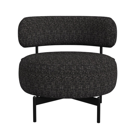Antonia - Swivel Chair - Heron Black