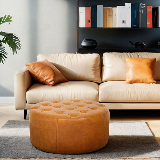 Seletar - Ottoman - Light Tan