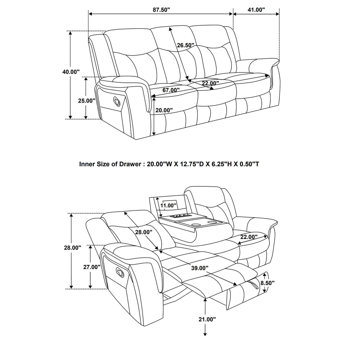 Masley - Reclining Living Room Set