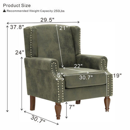 Decorative Chair With Stud Detailing