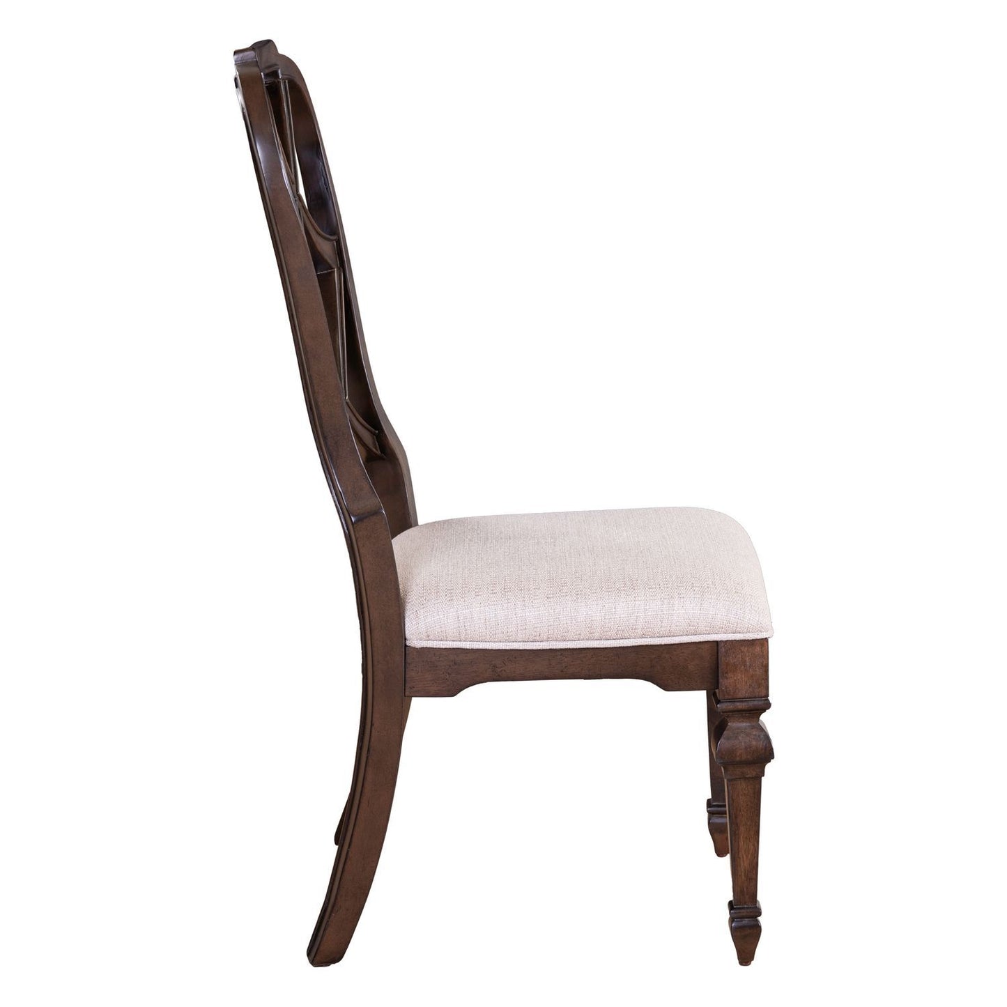Provence Park - Wood Back Side Chair (RTA) - Brown