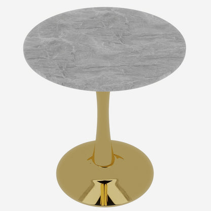 Coffee Table With Round Top For Living Rooms - Golden
