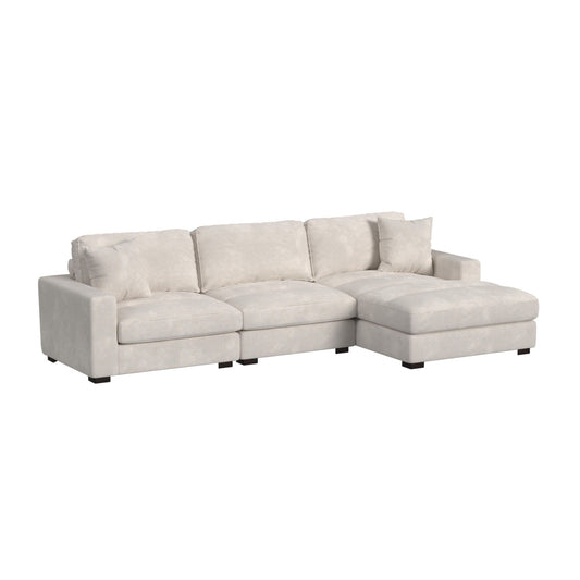 Arizona - Modular Armless Chair - Steno Beige