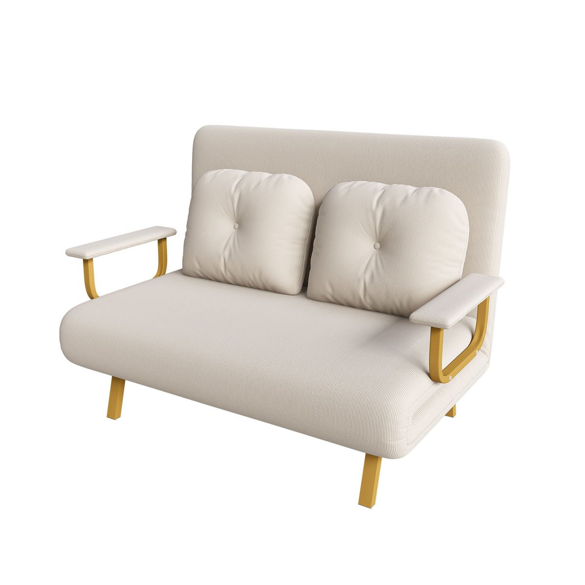 5 In 1 Convertible Sofa Bed For 2 With Adjustable Backrest