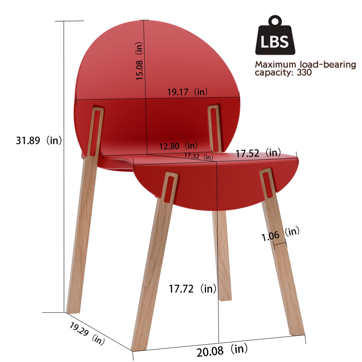 4 Piece Set Of Single Chairs With Long Table