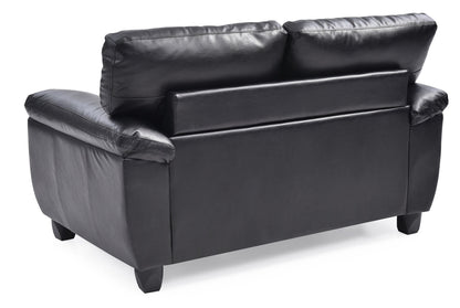 Stylish Loveseat With Padded Arms