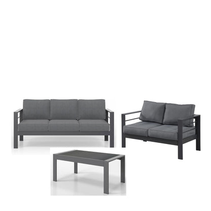 Outdoor Patio Set All-Weather With Thick Cushions