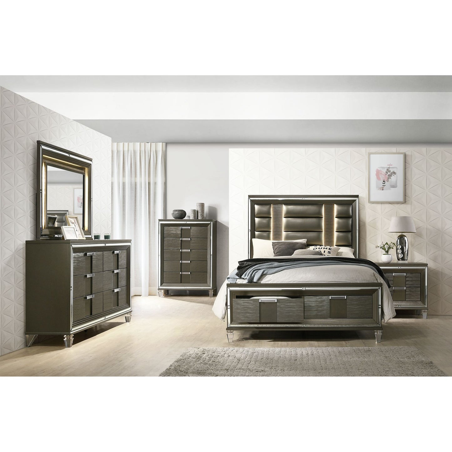 Twenty Nine - 2-Drawer Nightstand With USB - Dark Brown