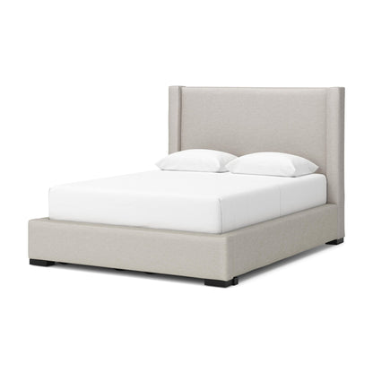 Brozmont - Queen Upholstered Storage Bed - Oatmeal
