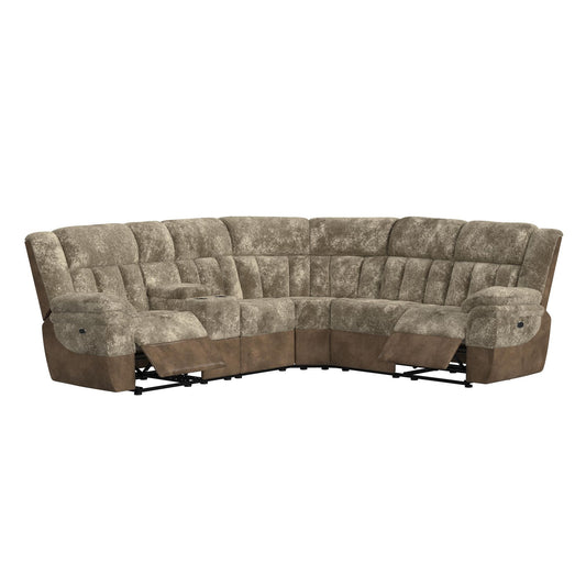 Santorini - LHF Power Motion Recliner - Dillon / Shire Cappuccino