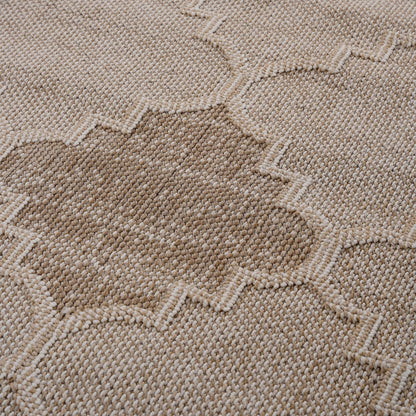 Guros - 8' X 10' Trellis Indoor / Outdoor Area Rug - Cream