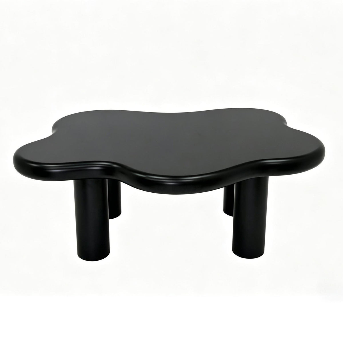 Cloud Shaped Coffee Table With 4 Round Legs